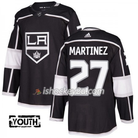 Mænd NHL Los Angeles Kings Trøje Alec Martinez 27 Adidas 2017-2018 Sort Authentic